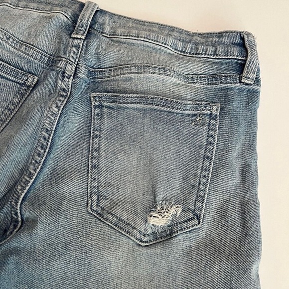Sam Edelman Light Denim Distressed Jeans,‎ Light Denim Ripped Jeans Y1 - Picture 5 of 12